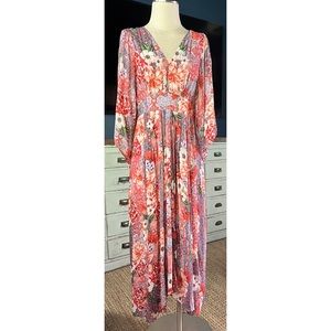 Johnny Was Scarlet Midi Dress S